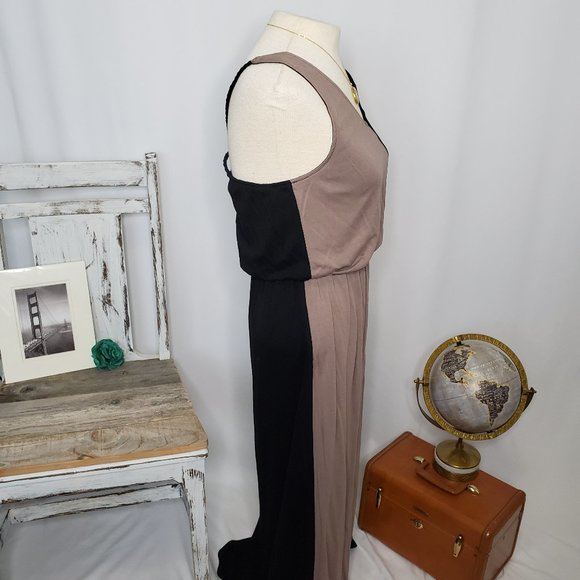Black/Tan Mossimo Maxi Dress - Sz Small (NWOT) - Picture 4 of 16